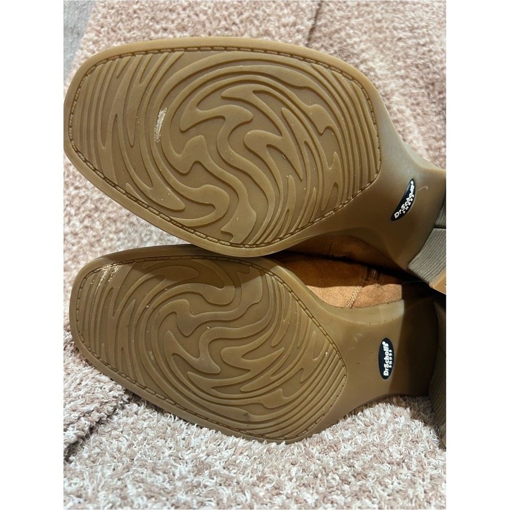 Dr. Scholl's Tan Suede Block Heel Chelsea Booties-SIZE 9 - Picture 8 of 9
